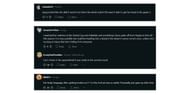 Reactions from Reddit.